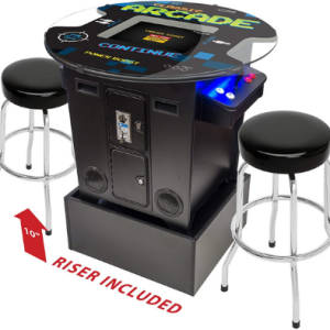 Creative Arcades Full Size Commercial Grade Cocktail Arcade Machine wRiser